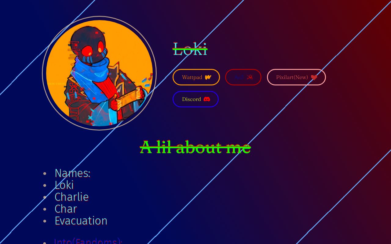 Carrd profile picture for @evacuation
